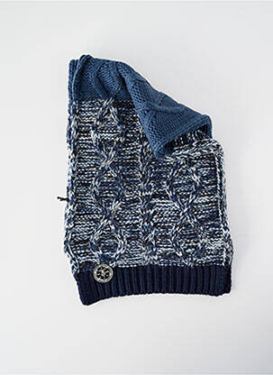 Eșarfă albastru LE TEMPS DES CERISES unisex