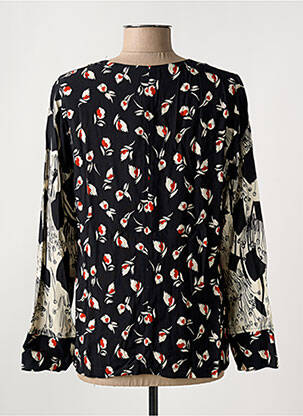 Tricou mâneci lungi mâneci lungi negru MERI & ESCA femeie