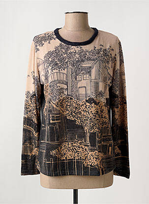 Pulover bej I.ODENA femeie