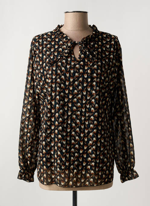 Bluză negru COULEURS DU TEMPS femeie