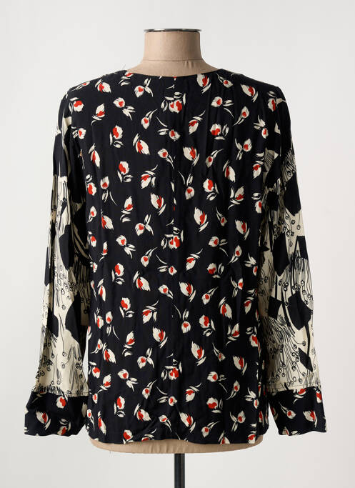 Tricou imprimeu fantezie mâneci lungi negru MERI & ESCA femme