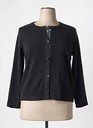 Vestă cu mâneci lungi negru GRIFFON femeie