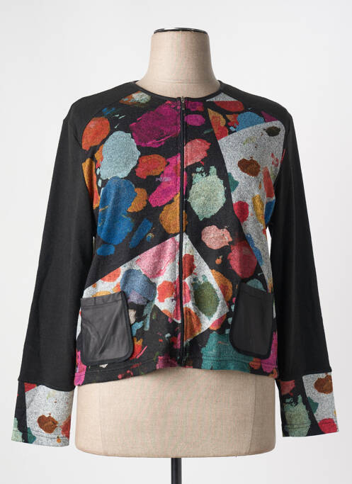 Vestă cu mâneci lungi negru GRIFFON femeie