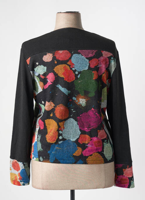 Vestă cu mâneci lungi negru GRIFFON femeie