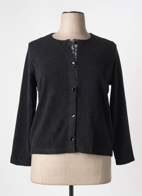 Vestă cu mâneci lungi negru GRIFFON femeie