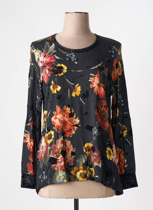 Tricou negru QUATRE VINGT JOURS femeie