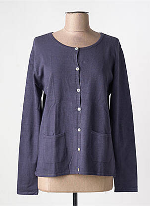 Vestă cu mâneci lungi albastru GRIFFON femeie