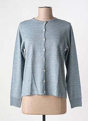 Vestă cu mâneci lungi gri QUATRE VINGT JOURS femeie