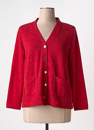 Vestă cu mâneci lungi roșu GRIFFON femeie