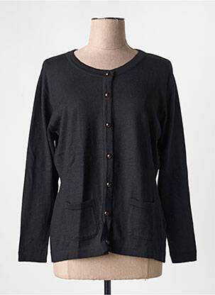 Vestă cu mâneci lungi negru GRIFFON femeie