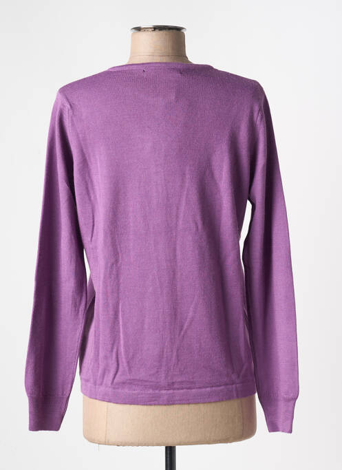 Vestă cu mâneci lungi mov deschis QUATRE VINGT JOURS femeie