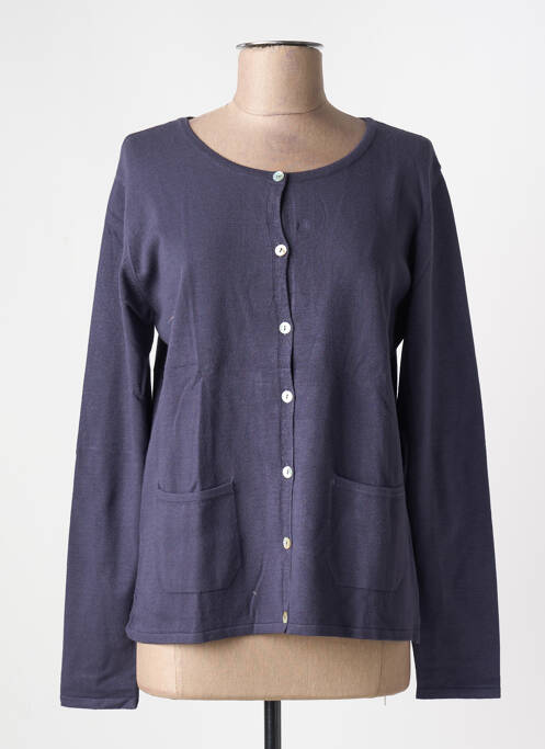 Vestă cu mâneci lungi albastru GRIFFON femeie