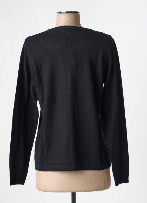 Vestă cu mâneci lungi negru QUATRE VINGT JOURS femeie