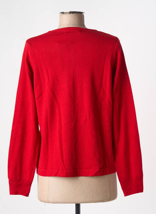 Vestă cu mâneci lungi roșu QUATRE VINGT JOURS femeie