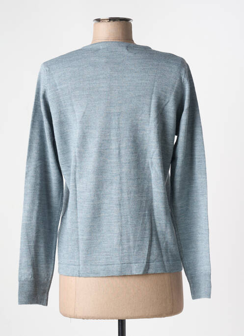 Vestă cu mâneci lungi închidere cu nasturi pe față gri QUATRE VINGT JOURS femme