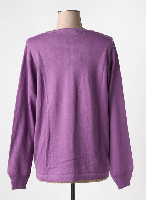 Vestă cu mâneci lungi violet QUATRE VINGT JOURS femeie