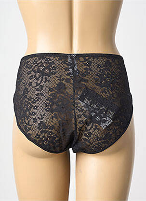 Shorty efect material satinat negru EMPREINTE femeie