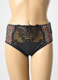 Shorty efect material satinat negru EMPREINTE femme