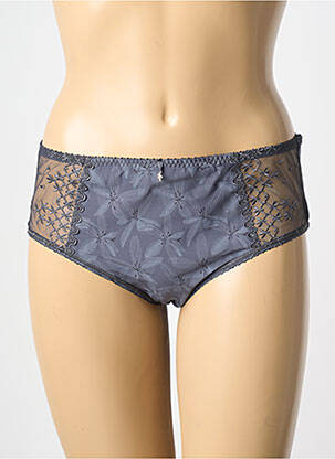 Shorty efect material satinat gri EMPREINTE femeie