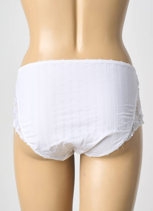 Shorty efect material satinat alb EMPREINTE femme