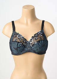 Sutien broderie albastru EMPREINTE femme