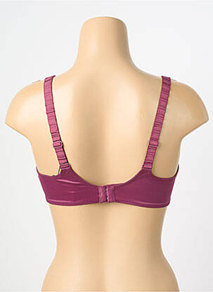 Sutien broderie sutien cupe întregi cu decolteu înalt violet EMPREINTE femeie