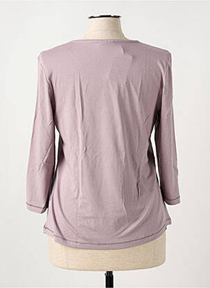 Tricou mâneci 3/4 mâneci 3/4 roz BARBARA LEBEK femeie