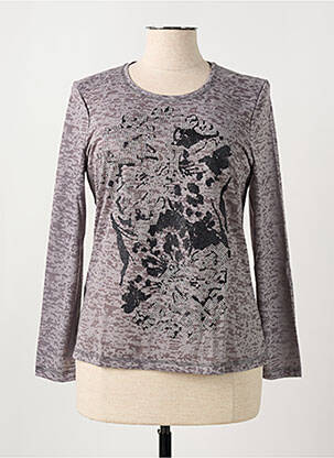 Tricou gri BARBARA LEBEK femeie