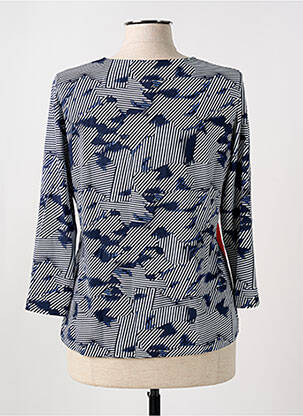 Tricou mâneci 3/4 mâneci 3/4 albastru RABE femeie