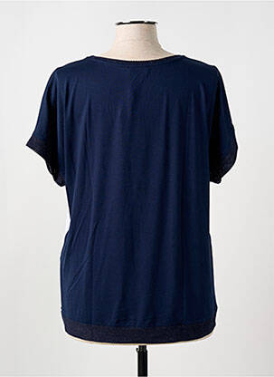 Tricou croială dreaptă mâneci scurte albastru THOMAS RABE femeie