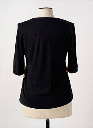Tricou mâneci 3/4 mâneci 3/4 negru BARBARA LEBEK femeie
