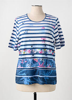 Tricou albastru BE AND BE THOUCH DOWN femeie