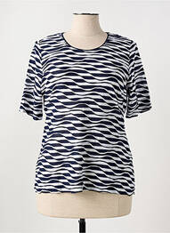 Tricou elasticitate mâneci scurte albastru RABE femme