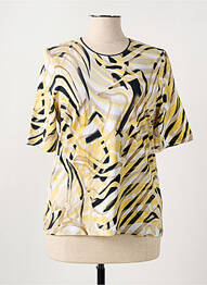 Tricou elasticitate mâneci scurte galben BARBARA LEBEK femme