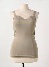 Top/caraco efect material satinat gri MEY femme