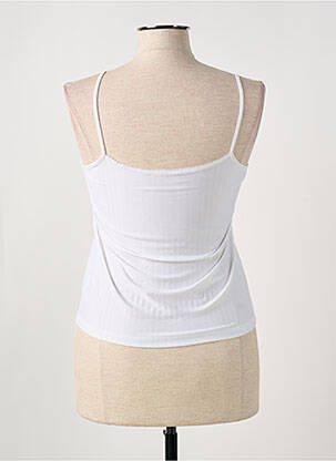 Top/caraco bretele elastice alb MEY femeie