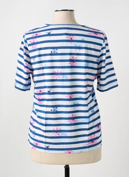 Tricou elasticitate mâneci scurte albastru BE AND BE THOUCH DOWN femme