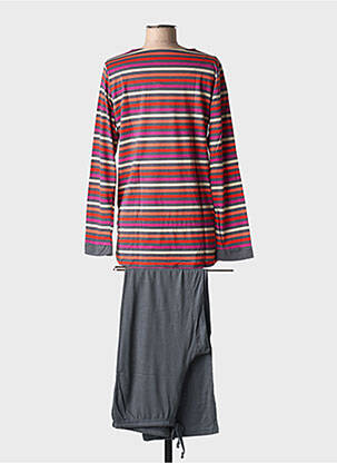 Pijama țesătură jerseu gri CANAT femeie