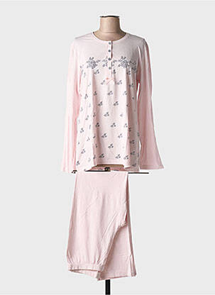 Pijama țesătură jerseu roz CANAT femeie