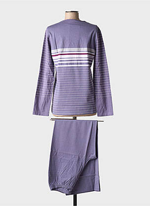 Pijama decolteu în v violet MEY femeie