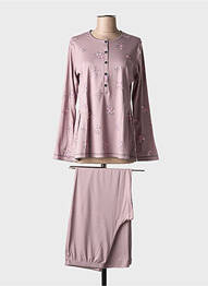 Pijama țesătură jerseu violet CANAT femme