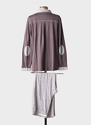 Pijama țesătură jerseu maro CANAT femeie