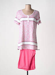 Pijama țesătură jerseu roz CANAT femme