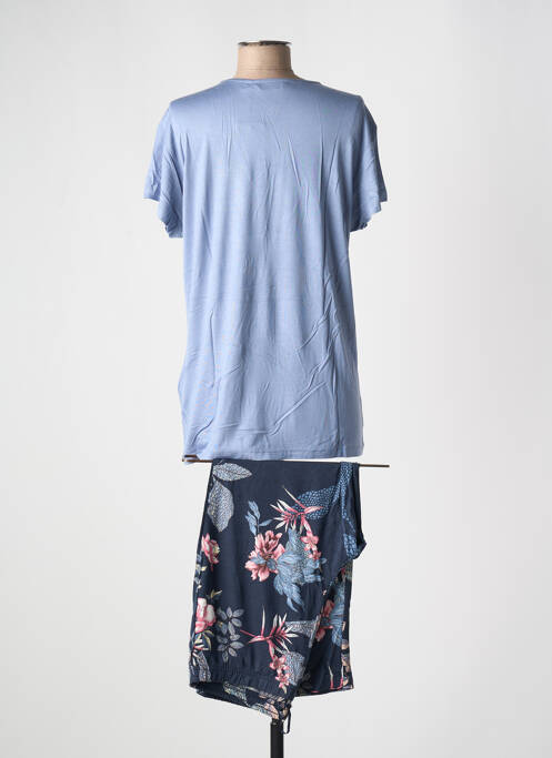 Pijama decolteu în v albastru HAJO femme