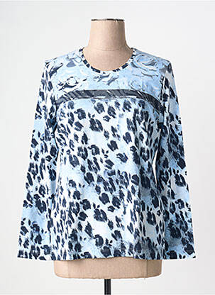 Tricou mâneci lungi mâneci lungi albastru RABE femeie