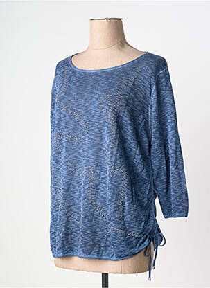 Tricou mâneci 3/4 mâneci 3/4 albastru RABE femeie