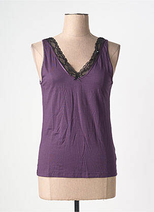 Top/caraco elasticitate violet MEY femeie