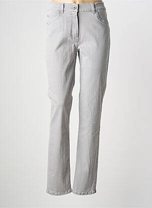 Blugi cu croială dreaptă gri ANNA MONTANA femeie