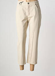 Pantalon 7/8 elasticitate mărime normală bej ANNA MONTANA femme