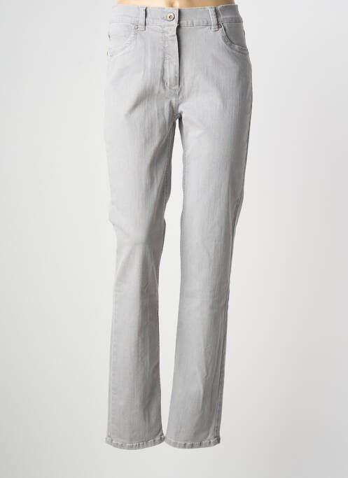 Blugi cu croială dreaptă gri ANNA MONTANA femeie